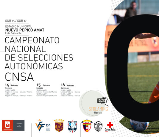 Cartel CNSA Elda del 14 a 16 de febrero - Imagen FFCV